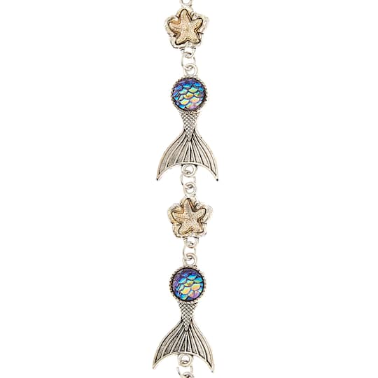 Metal Mermaid Tail Charms by Bead Landing™